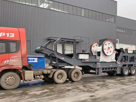 廣州白云區(qū)移動(dòng)式建筑垃圾制砂機(jī)設(shè)備整機(jī)出站